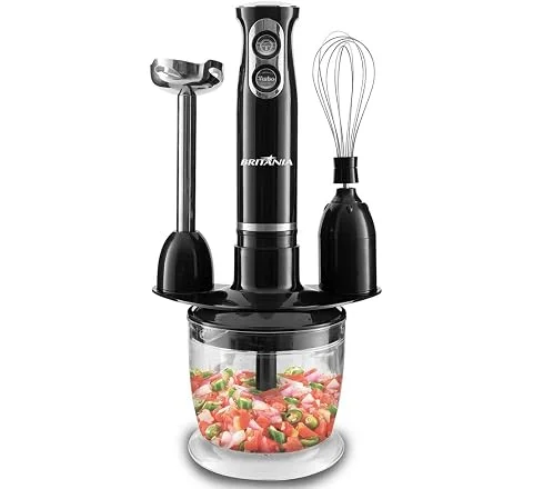 Mixer 3 em 1, 400W, 2 velocidades, Bmx400, Preto, 220v, Britânia