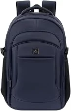 Mochila Executiva Notebook Bogdan Reforçada Grande Saída USB Unissex Trabalho Escola (Azul)