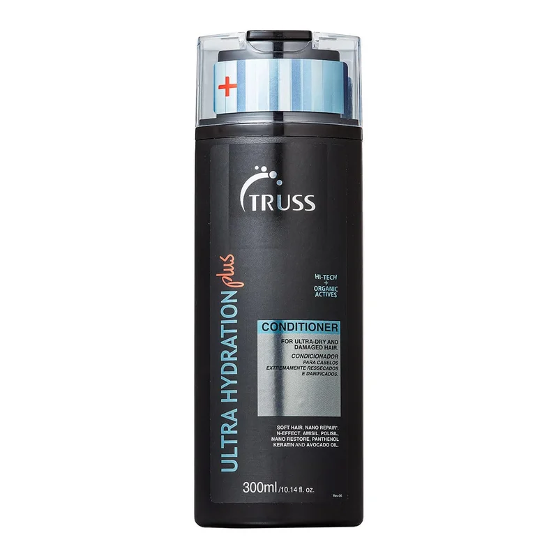 Truss Condicionador Ultra Hydration Plus | Hidratação Intensa e Reparação para Cabelos Danificados | 300ml