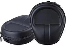 Case Estojo Rígido Premium para Headphone e Fone de Ouvido Universal, Capa Portátil Tipo Concha com Zíper Duplo, Bolso Interno e Alça