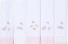 Papi Textil Fralda Bordados Papi Com Bainha 74Cm X 70Cm Contem 05 Un
