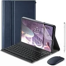 Kit Capa para Xiaomi Redmi Pad SE 11", com Teclado, Mouse e Película de Vidro