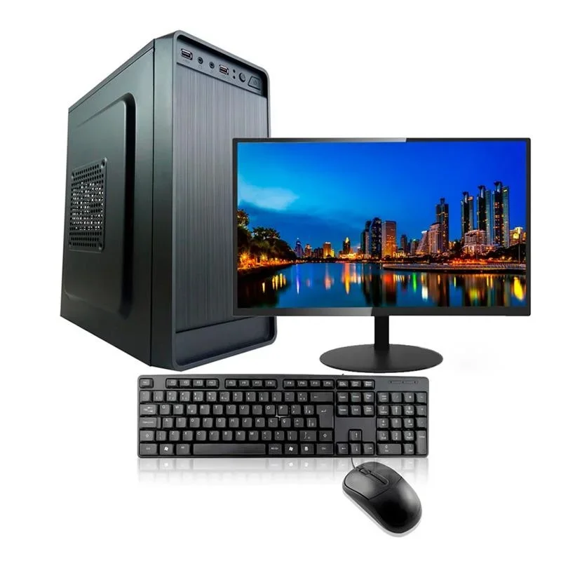Outros Computador PC Completo Intel i5 4° 8GB SSD 240GB Monitor 19"