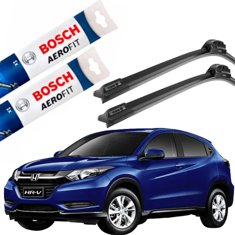 Palheta Limpador Parabrisa Bosch Aerofit Par de Palheta Limpadora Dianteiro Original Hr-v 2015 2016 2017 2018