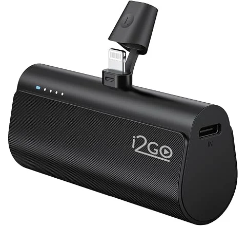 I2GO, Carregador Portátil (Power Bank), Pocket, 5000mAh, Não Necessita Cabos, Modelo Lightning