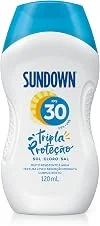 Sundown Protetor Solar Corpo e Rosto Praia e Piscina FPS 30, 120ml