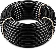 Mangueira Microtubo Reforçada para Irrigação em PVC Preto 4x7mm 30m