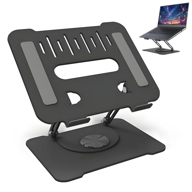 Suporte para Notebook, Suporte Ergonomico para Notebook, Suporte Articulado para Laptop, Suporte para Laptop com Ajuste de Altura e Inclinação