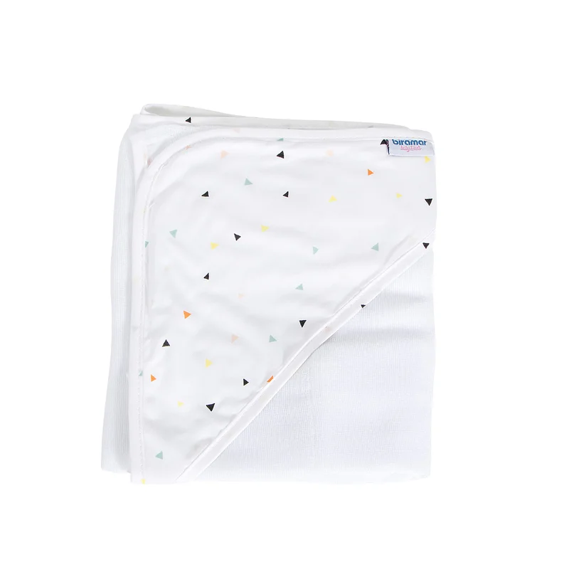 Biramar Baby Toalha De Banho Para Bebê Fralda Com Capuz New York Mini Triângulo Colorido Colorido