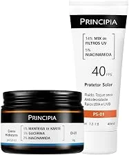 Principia Kit Creme Hidratante CH-01 + Protetor Solar Facial PS-01 FPS40