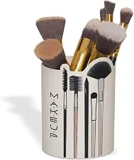 Organizador de Pincéis, Porta Pincéis de Maquiagem MAKEUP, Metal - Geguton