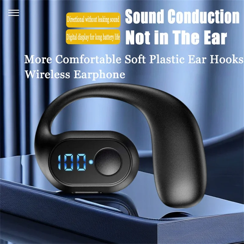 KY2 Pro Sem Fio Bluetooth 5.3 Fone De Ouvido Único Tampões Ultra Longa Vida Útil Da Bateria Negócios Esportes Fones Com