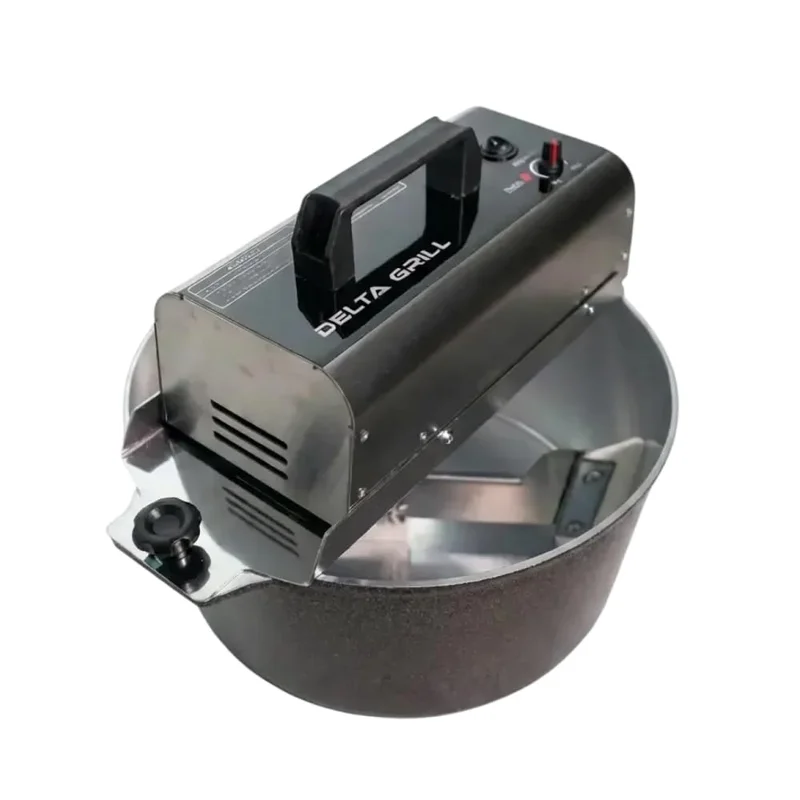 Panela Misturadora para Mexer Doces/Salgados 10 Litros Delta Grill - Cor Preto