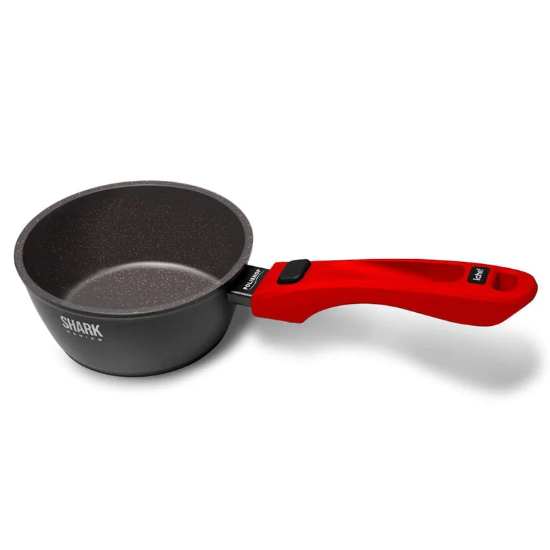 ICHEF POLISHOP Panela Ultra Sauce Vermelha Shark Series Vermelha de 16cm