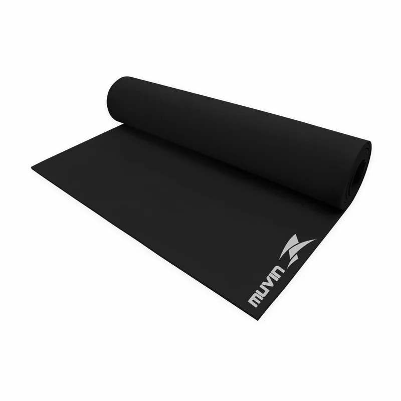 Tapete para Yoga em EVA Muvin Light - Tamanho 180cm x 50cm x 0,4cm - (Preto)