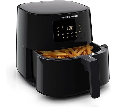 Philips Walita Preta Fritadeira Airfryer Essential XL Digital, 6.2L de capacidade, Garantia internacional de dois anos, 220…