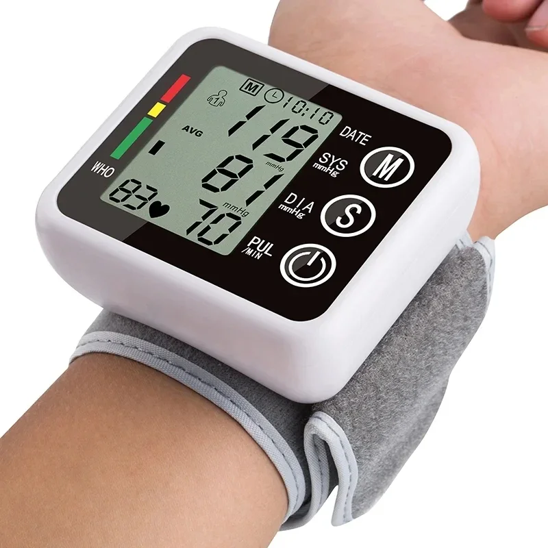Medidor Pressão Digital De Pulso Com Voz Monitor Inteligente Aparelho De Pressão