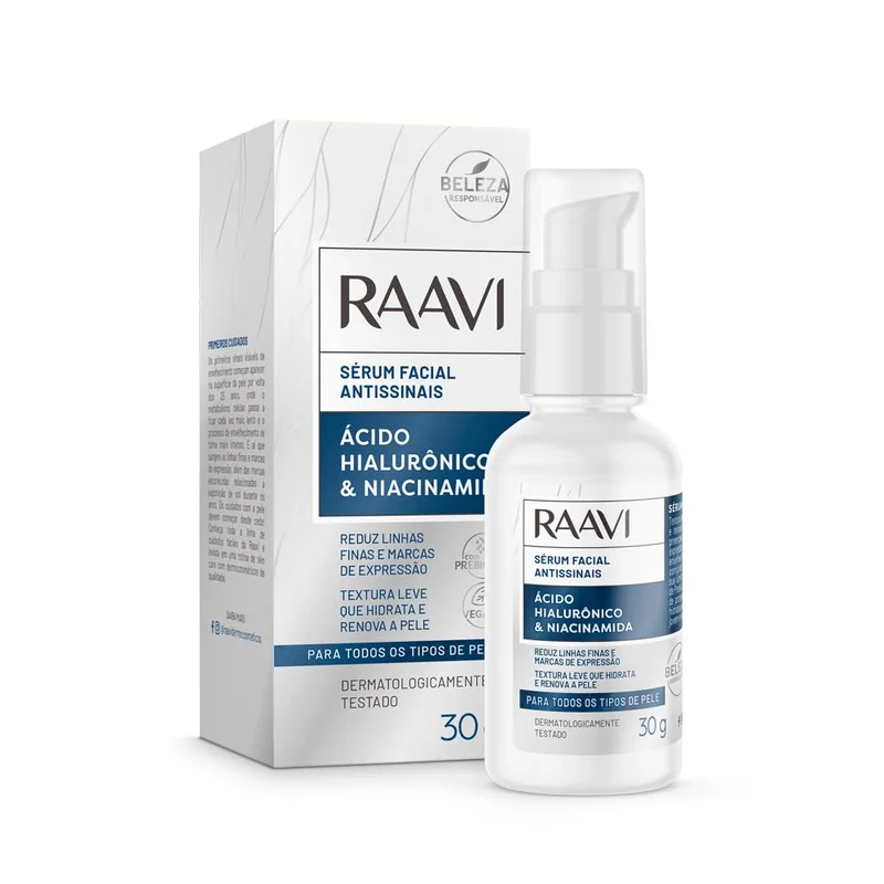Raavi Sérum Facial Antissinais Raavi
