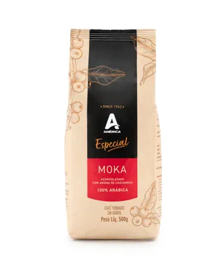 Café Torrado em Grãos América Especial Moka 500g