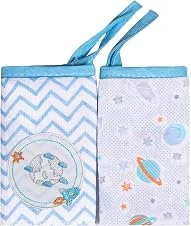 Papi Textil Paninho De Boca Bordados Karinho C/Prendedor De Chupeta 32Cm X 32Cm Contem 02 Un