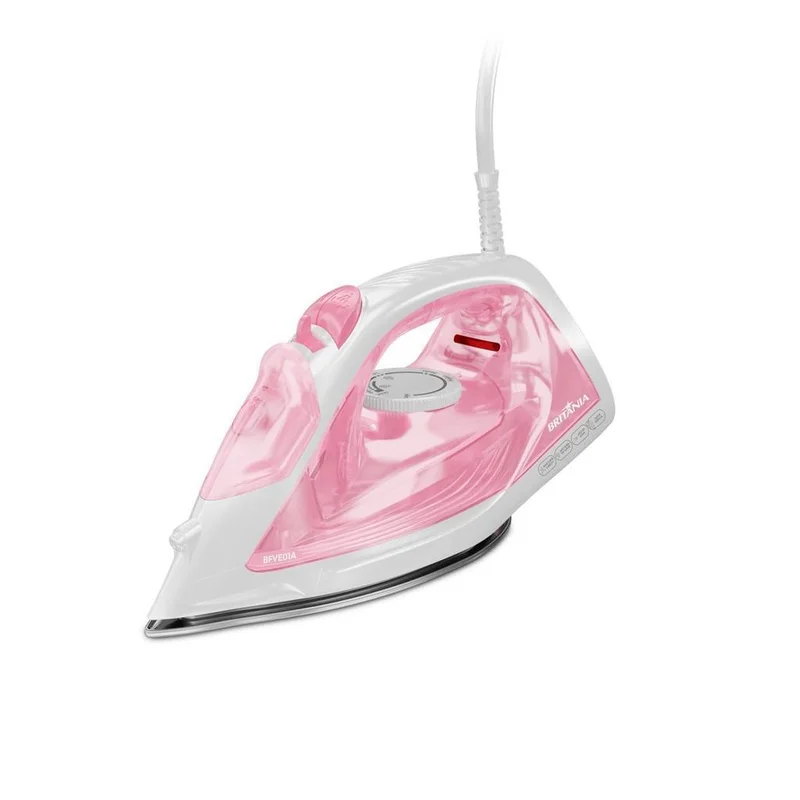 Ferro de Passar a Vapor Britânia Rosa Vapor Extra BFVE01A