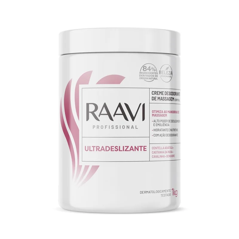 Raavi Creme de Massagem Ultradeslizante 1 KG