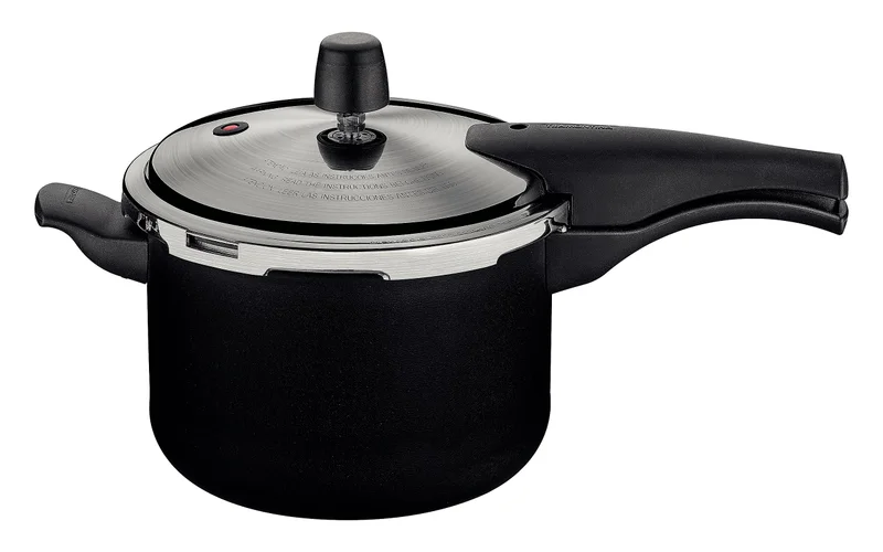 Panela de Pressão Tramontina Vancouver Effect em Alumínio com Revestimento Interno e Externo em Antiaderente Starflon Max Preto 20 cm 4,5 L