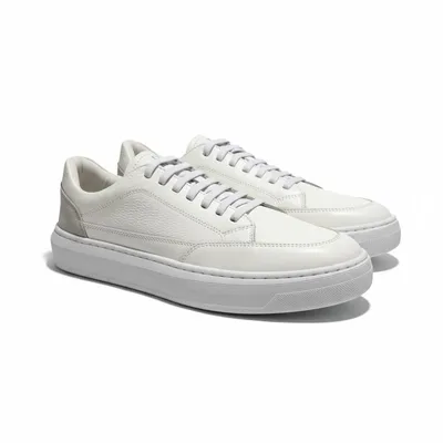 Tenis Casual e Básico Masculino Polo London Club, Cano Baixo Couro Confort Premium