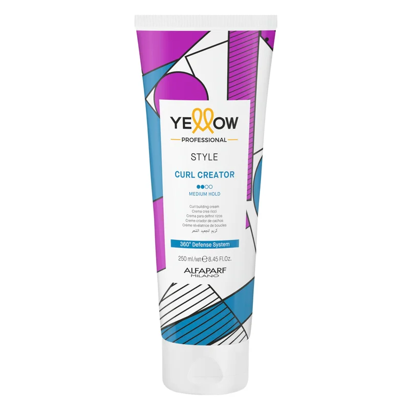Yellow Style Curl Creator - Creme criador de cachos - Para cabelos ondulados e cacheados 250ml