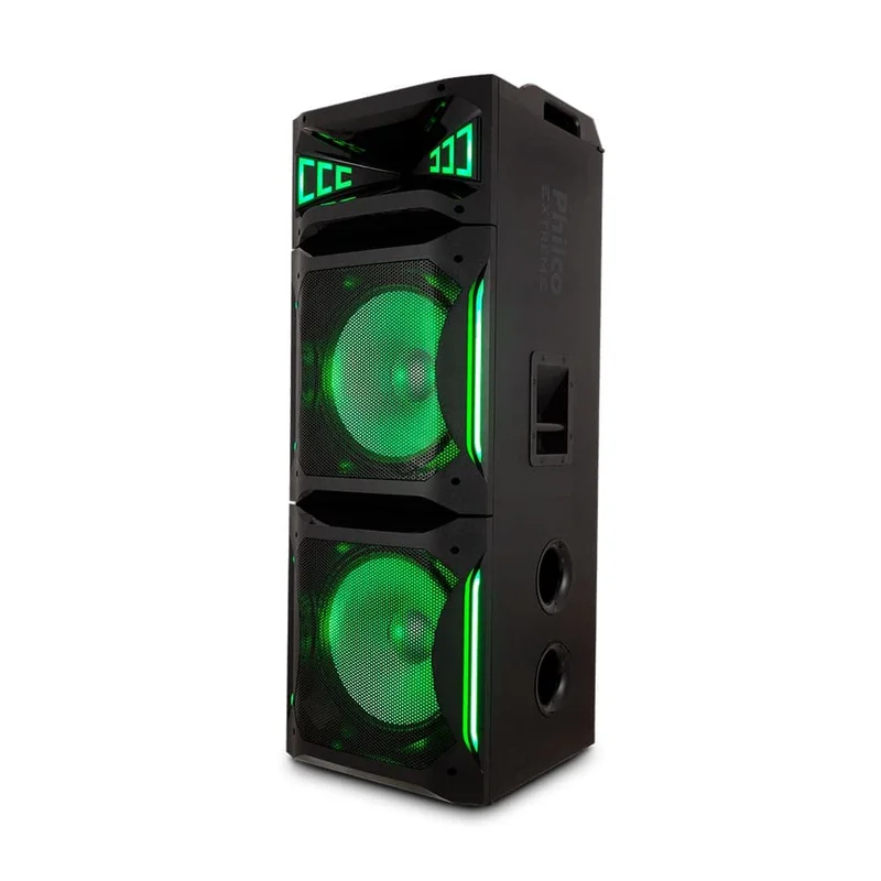 Caixa De Som Bluetooth Acústica Ex Bass Flash Lights Philco PCX30000-2500W