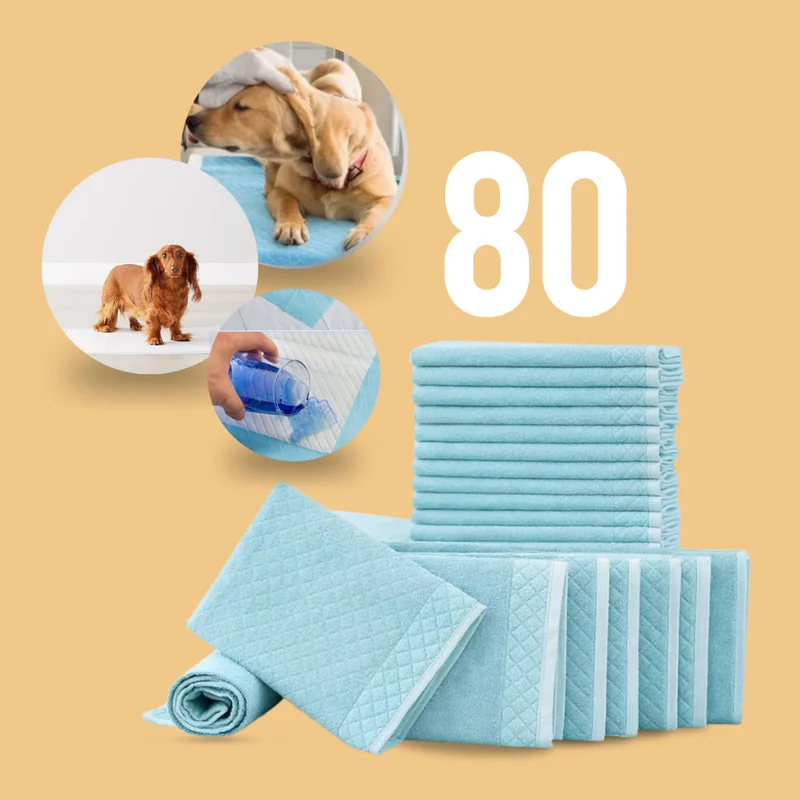 Tapete Higiênico Descartável Para Cachorro 20/40/60/80un Fraldas Pet 60x60cm