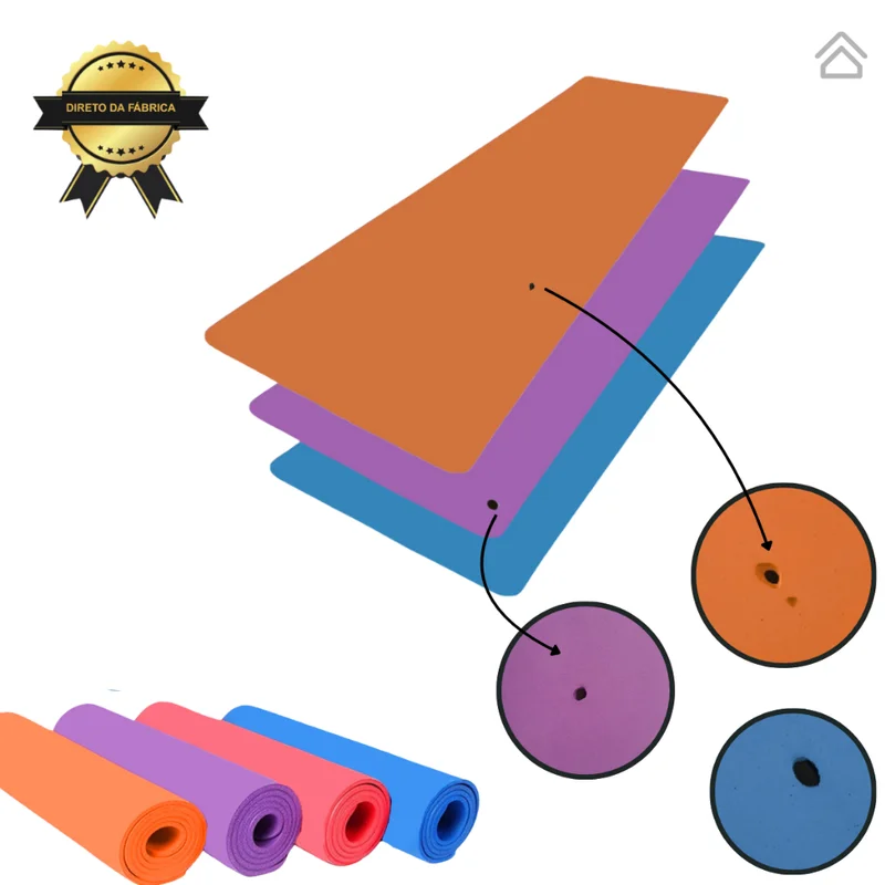 Tapete Yoga Mat Colchonete Tatame 1,70mx55cmx5mm Promoção Atacado Pequenos Defeitos