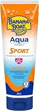 Banana Boat - Protetor Solar Aqua Protection Sport FPS 50 Loção 236ml Resistente à Água e Suor 4h | Proteção UVA/UVB AvoTriplex Fotoestável | Não Oleoso e Rápida Absorção | Uso Esportivo e ao Ar Livre