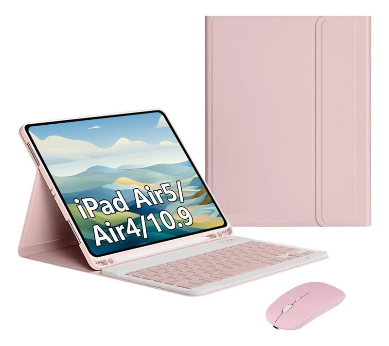 Capa Para iPad Air5/Air11(M3) com Teclado e Mouse