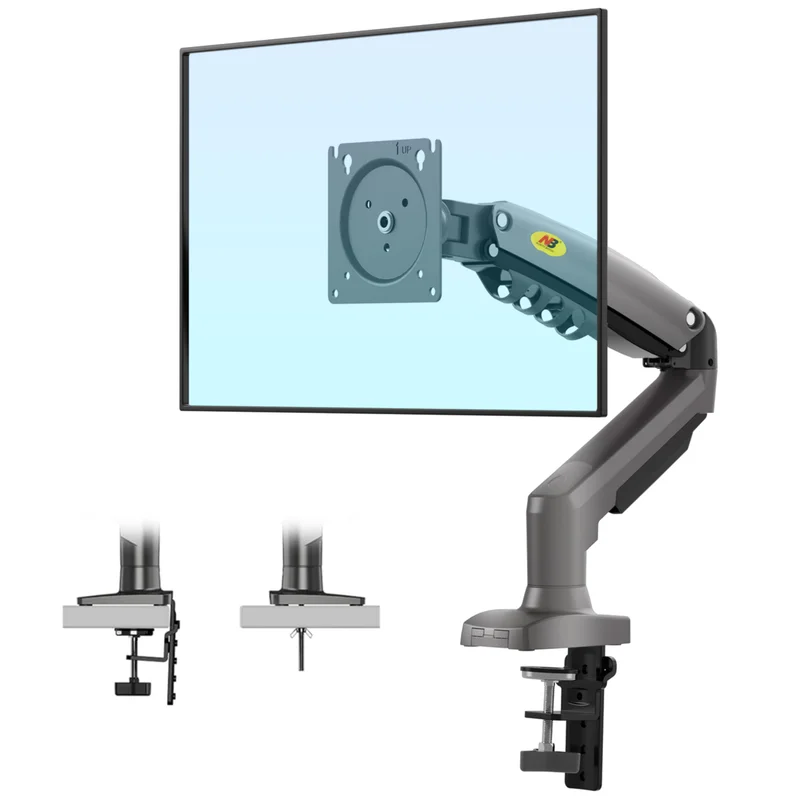 PIX Suporte para Monitor Articulado 17 a 30 de Mesa com Pistão a Gás F80 NB