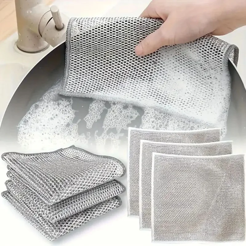 Kit 6/12/18/24 Panos De Limpeza Premium Arear Panela Fogão Toalha Louça Tira Gordura Reutilizável