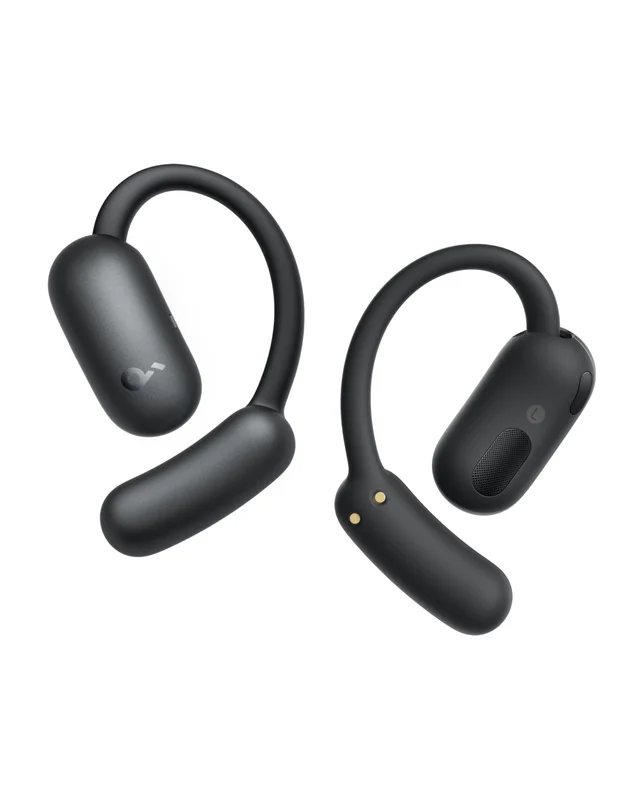 soundcore AeroFit 2 da Anker, Fone de Ouvido Bluetooth 5.4 aberto e esportivo, Open-Ear, Tradução em Tempo Real, 4 Posições Ajustáveis, Hi-Res, IA Chamadas, 42H, IP55, Standard, Preto