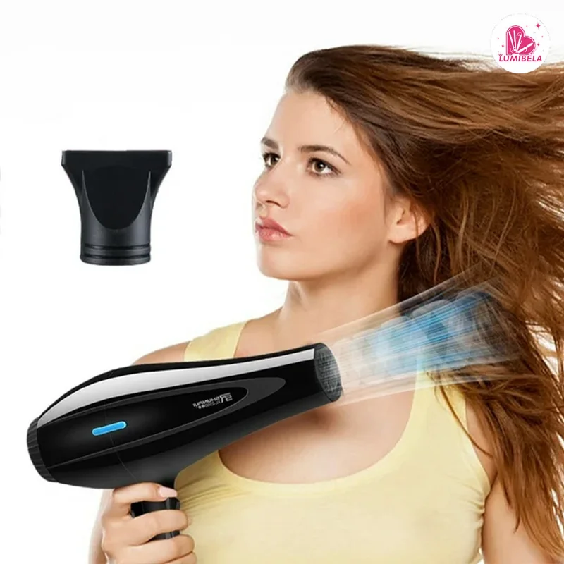 Secador de cabelo profissional - potente e rápido, anti-frizz, cabelos saudáveis