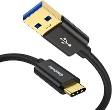 CableCreation Cabo USB-C para USB-A 1,5 metros, Cabo de Dados Tipo C para USB 3.2 Gen2 10Gbps, Carregamento Rápido de 3A para SSD, MacBook Pro, iPad, Galaxy S24/S23+, iPhone 16/15