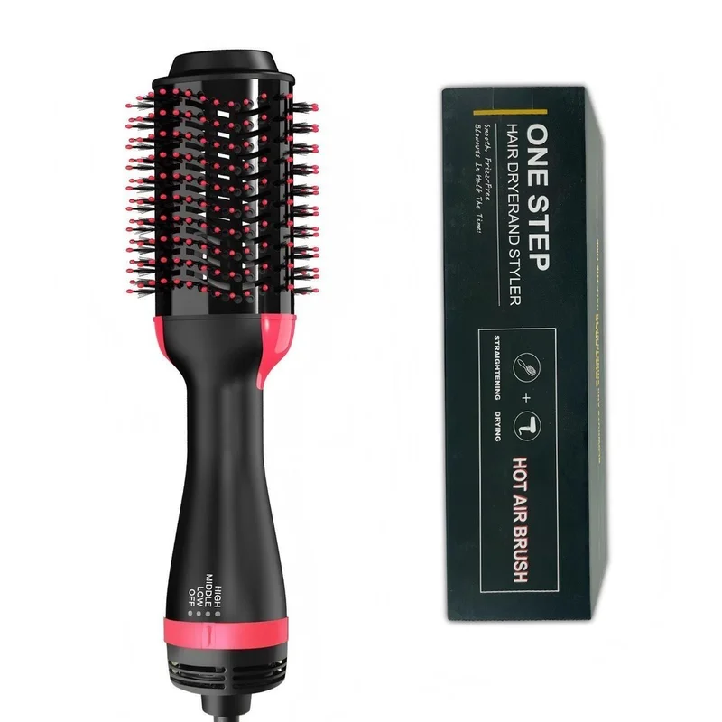 Escova Secadora Alisador Elétrica Quente Cabelo Com 3 Em1 Hair Styler APENAS 110V Jimmystore