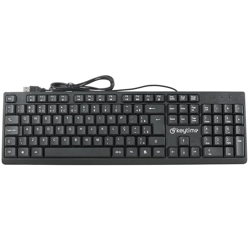 Teclado Keytime TypeFlow ABNT2 USB2.0 KYT00009