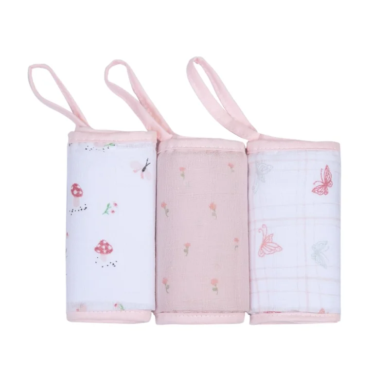 Paninho De Boca Soft Premium Papi Baby C/Prendedor De Chupeta 32Cm X 32Cm 03 Un