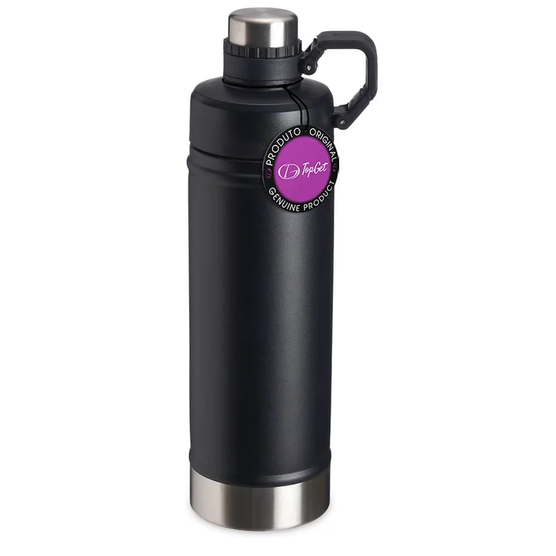 Garrafa Squeeze Térmico em Inox 700 ml Acid TopGet (Preto)