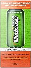 Medicasp Shampoo Anticaspa Cetoconazol Elimina Fungos da Caspa, Alivia Coceira e irritação, Resultados Comprovados, Tratamento Eficaz para Cabelos saudáveis - 130 ml, 1-Pack