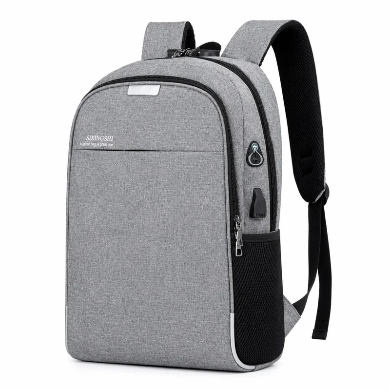 Mochila Executiva Antifurto com Porta USB e Saída para Fone – Impermeável, Cadeado com Senha, Alças Acolchoadas, Bolso Refletivo e Compartimento para Notebook de até 15,6