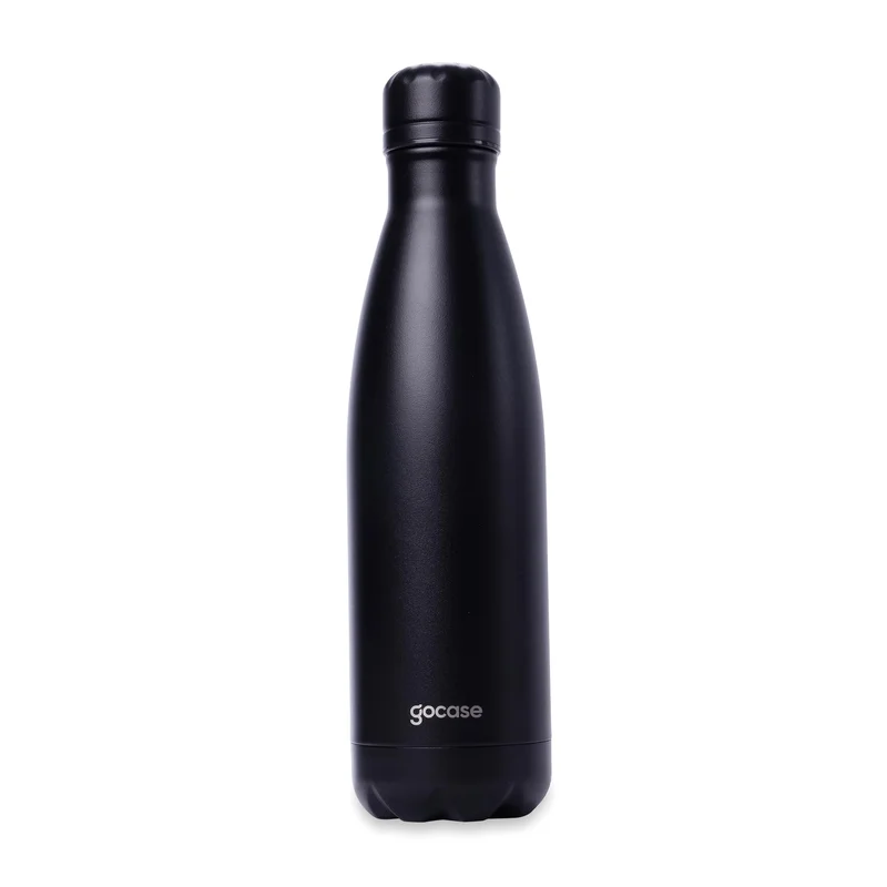 Garrafa Térmica Gocase Urban Inox Parede Dupla Isolada À Vácuo 500ml - Preto