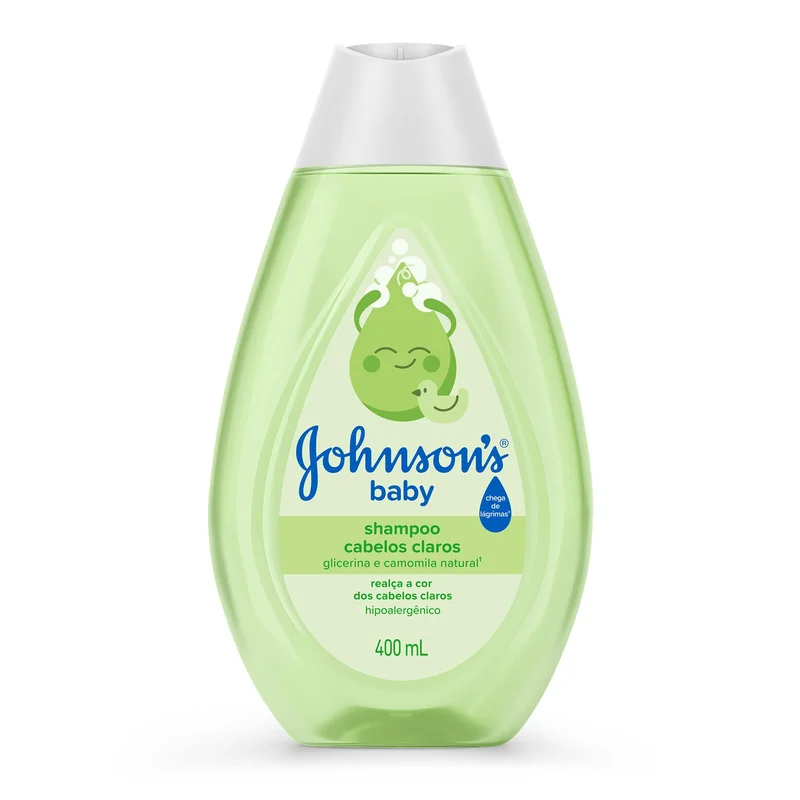 Shampoo Para Bebê Johnson's Baby Para Cabelos Claros, 400ml