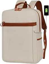 Mochila Executiva Premium Notebook 15,6 40L Polegadas Masculina Feminina Impermeável Reforçada USB Trabalho Viagem Faculdade Grande Slim Unissex Casual Espaçosa Multi Compartimentos (Branco)