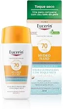Eucerin Sun Protetor Solar Hydro Fluid Facial Cor Clara FPS70 50ml
