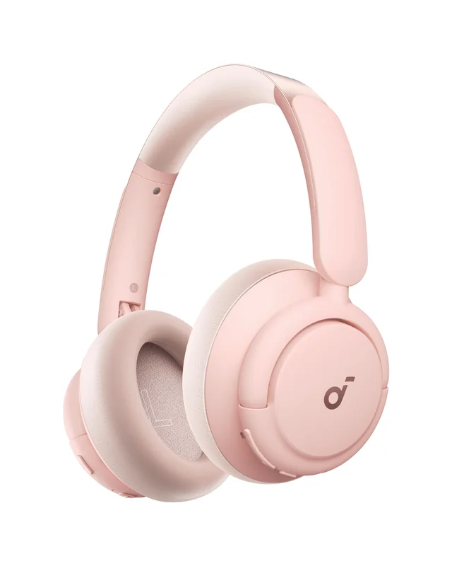 soundcore Q30 da Anker, Fone de Ouvido Bluetooth Sem Fio, ANC Híbrido Ativo, Headphone, Som de Alta Resolução, EQ Personalizável via App, 80h de Bateria, Conexão Multiponto, Ajuste Confortável, Rosa